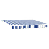 Tenda retrattile manuale Blu e Bianco 3,5 x 2 m