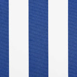 Tenda retrattile manuale Blu e Bianco 3,5 x 2 m