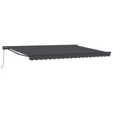 Tenda retrattile manuale Antracite 4 x 2 m