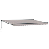 Tenda retrattile manuale Grigio Chiaro 4  3,5 m