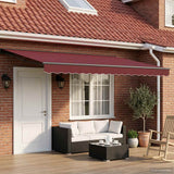 Tenda retrattile manuale Borgogna 5  3,5 m