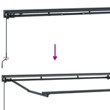 Tenda retrattile manuale Borgogna 5  3,5 m