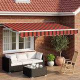 Cornice per Tenda Manuale con LED 2,5 x 2 m