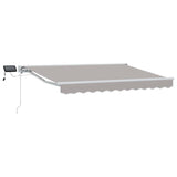 Cornice per Tenda Manuale con LED 3,5 x 2 m