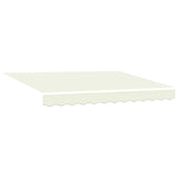 Cornice per Tenda Manuale con LED Crema e Bianco 3 x 2,5 m