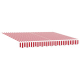 Cornice per Tenda Manuale con LED Rosso e Bianco 3 x 2,5 m