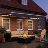 Cornice per Tenda Manuale con LED 3,5 x 2,5 m
