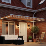 Cornice per Tenda Manuale con LED 5 x 3 m