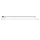 Cornice per Tenda Manuale con LED Beige e Bianco 5  3,5 m