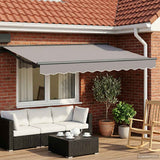 Cornice per Tenda Manuale con LED 2,5 x 2 m