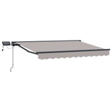 Cornice per Tenda Manuale con LED 2,5 x 2 m