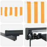Cornice per Tenda Manuale con LED 3,5 x 2 m