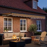 Cornice per Tenda Manuale con LED 3,5 x 2 m