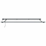 Cornice per Tenda Manuale con LED Beige e Antracite 4  3 m