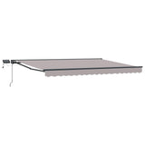 Cornice per Tenda Manuale con LED 4  3,5 m