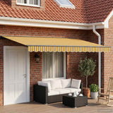 Cornice per Tenda Manuale con LED 4,5  3 m