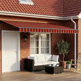 Cornice per Tenda Manuale con LED 4,5  3,5 m