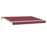 Tettuccio Elettrico Retrattile Borgogna 3,5 x 2,5 m