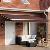 Tettuccio Elettrico Retrattile Marrone 4  3 m