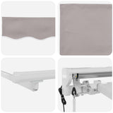 Tettuccio Elettrico Retrattile Grigio Chiaro 5 x 3 m