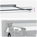 Tettuccio Elettrico Retrattile Marrone 3 x 2 m