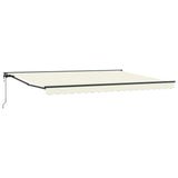Tettuccio Elettrico Retrattile Crema e Antracite 4 x 2 m