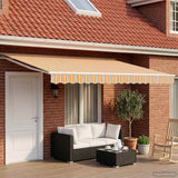 Tettuccio Elettrico Retrattile Blu, Arancione, Bianco 5  3,5 m