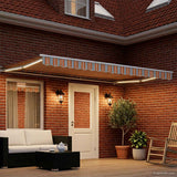 Tettuccio Elettrico Retrattile Blu, Arancione, Bianco 5  3,5 m