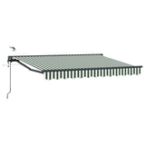 Tettuccio Elettrico Retrattile Verde, Bianco, Antracite 3 x 2 m