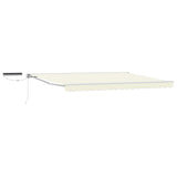 Tettuccio Elettrico Retrattile Crema e Bianco 4  3,5 m