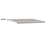 Tettuccio Elettrico Retrattile Grigio chiaro e bianco 5 x 3 m