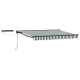Tettuccio Elettrico Retrattile Verde, Bianco, Antracite 3 x 2 m
