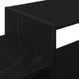 Mobile TV da Parete A parete Rovere Nero 140 x 28 x 21 cm