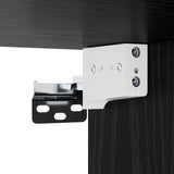 Mobile TV da Parete A parete Rovere Nero 140 x 28 x 21 cm