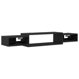 Mobile TV da Parete A parete Rovere Nero 140 x 28 x 21 cm