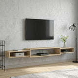 Mobile TV da Parete A parete Rovere Sonoma 220 x 28 x 21 cm