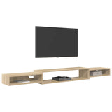 Mobile TV da Parete A parete Rovere Sonoma 220 x 28 x 21 cm