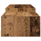 Mobile TV da Parete A parete Legno antico 220 x 28 x 21 cm