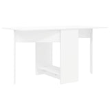 Tavolo da Pranzo 138 x 70 x 73,5 cm Legno ingegnerizzato Bianco