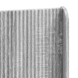 Testiera Letto Grigio Sonoma Legno ingegnerizzato