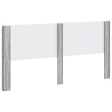 Testiera Letto Grigio Sonoma Legno ingegnerizzato
