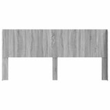 Testiera Letto Grigio Sonoma Legno ingegnerizzato