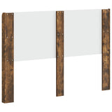Testiera Letto Rovere Fumo Legno ingegnerizzato