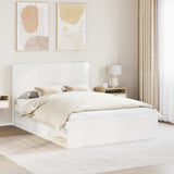 Testiera Letto Bianco Lucido Legno ingegnerizzato