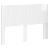 Testiera Letto Bianco Lucido Legno ingegnerizzato