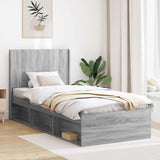 Testiera Letto Sonoma grigio Legno ingegnerizzato