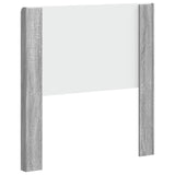 Testiera Letto Sonoma grigio Legno ingegnerizzato