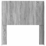 Testiera Letto Sonoma grigio Legno ingegnerizzato