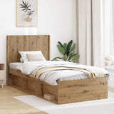 Testiera Letto Rovere Artigianale Legno ingegnerizzato