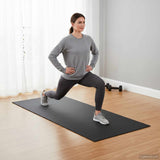 Tappetino di Protezione Sportiva Nero 150 x 75 x 0,6 cm PVC